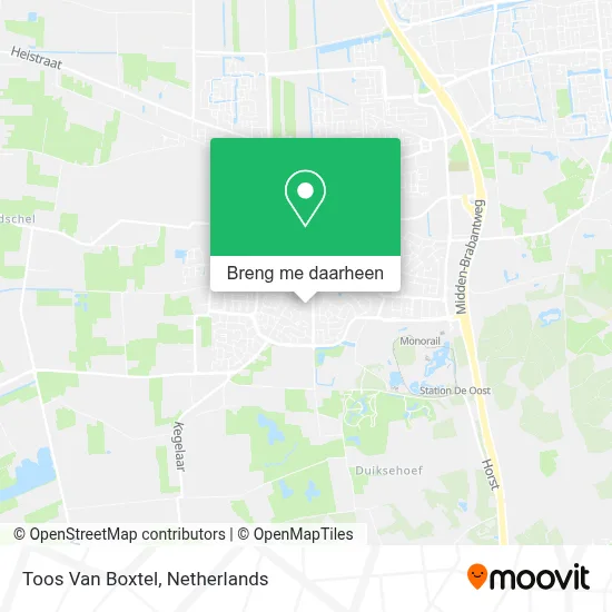 Toos Van Boxtel kaart