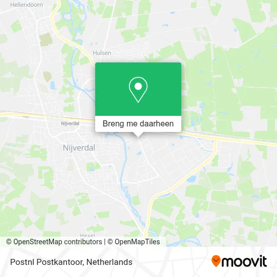 Postnl Postkantoor kaart