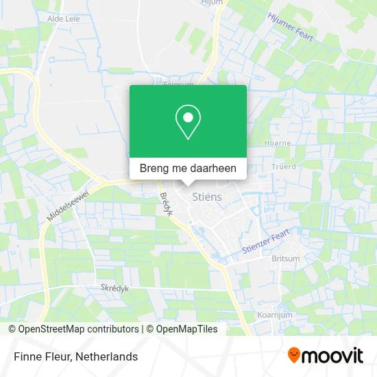 Finne Fleur kaart