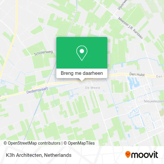 K3h Architecten kaart