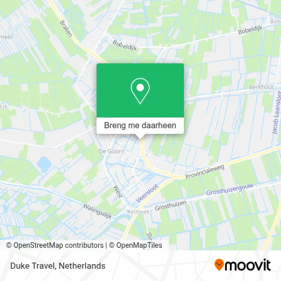 Duke Travel kaart