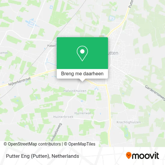 Putter Eng (Putten) kaart