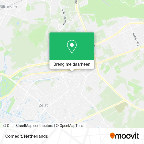 Comedit kaart