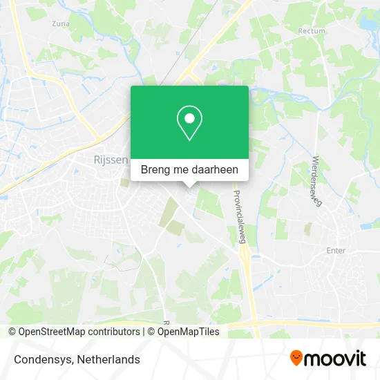 Condensys kaart