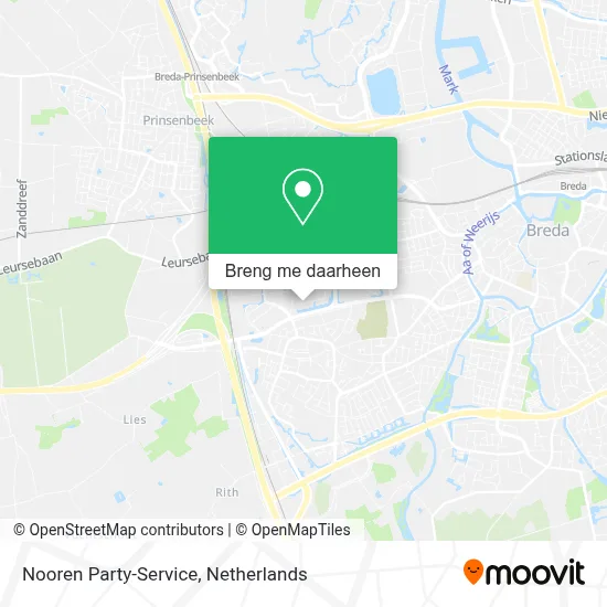 Nooren Party-Service kaart
