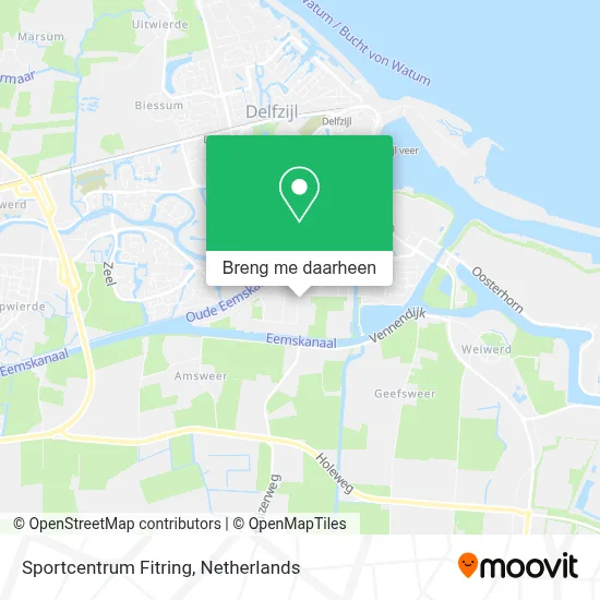 Sportcentrum Fitring kaart
