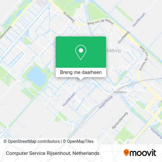 Computer Service Rijsenhout kaart