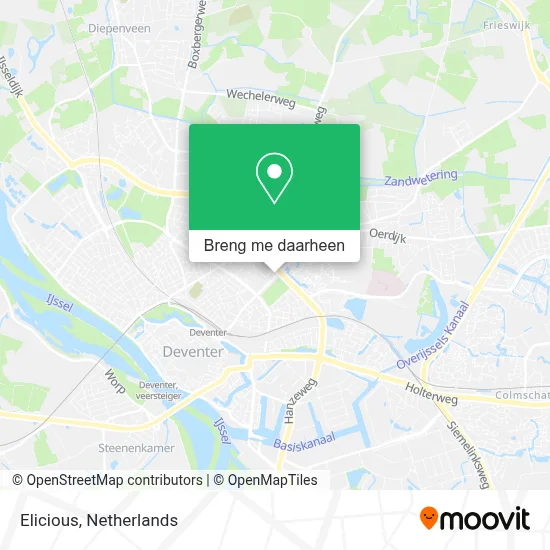 Elicious kaart
