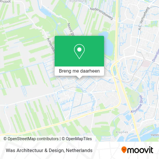 Was Architectuur & Design kaart