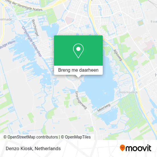Denzo Kiosk kaart