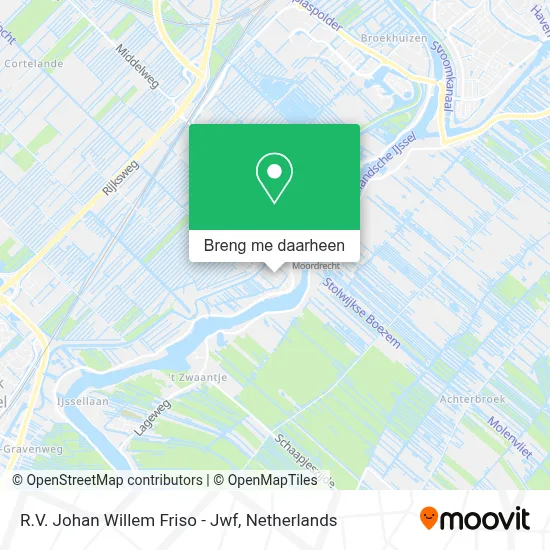 R.V. Johan Willem Friso - Jwf kaart