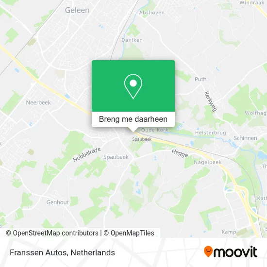 Franssen Autos kaart