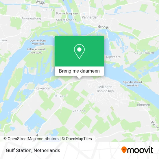 Gulf Station kaart