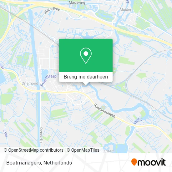 Boatmanagers kaart