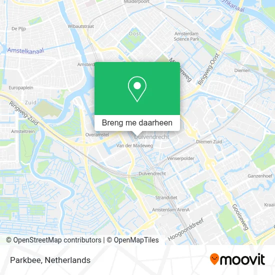 Parkbee kaart