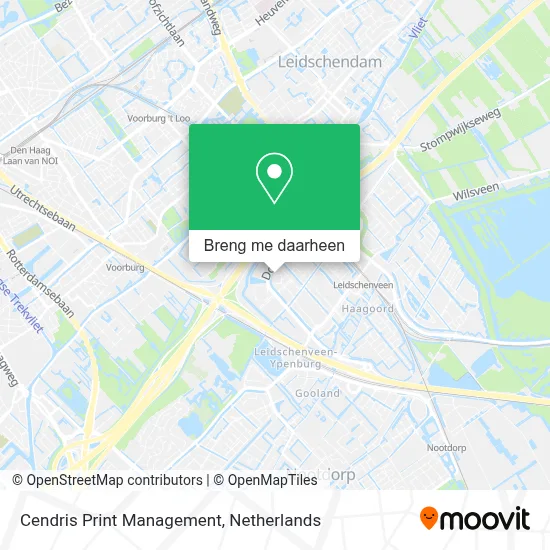 Cendris Print Management kaart