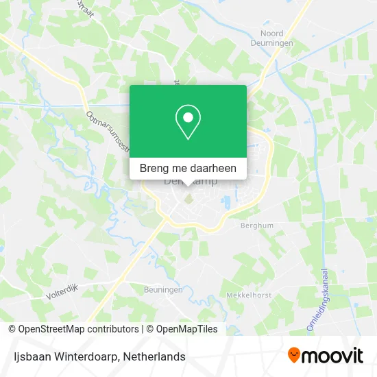 Ijsbaan Winterdoarp kaart