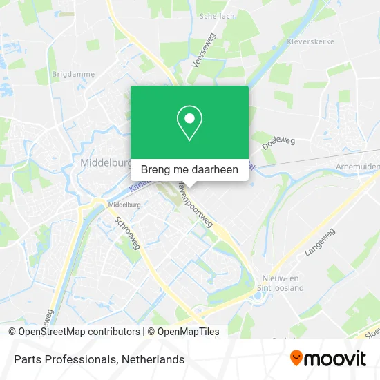 Parts Professionals kaart