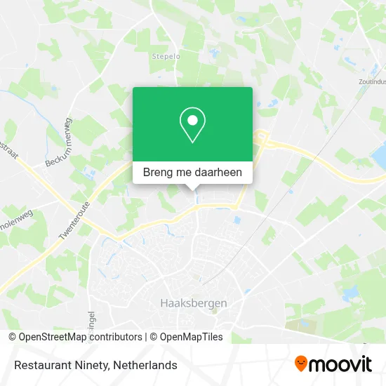 Restaurant Ninety kaart