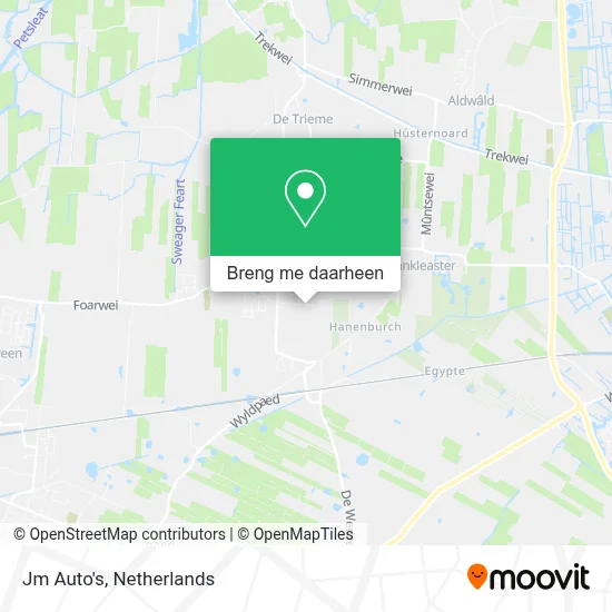 Jm Auto's kaart