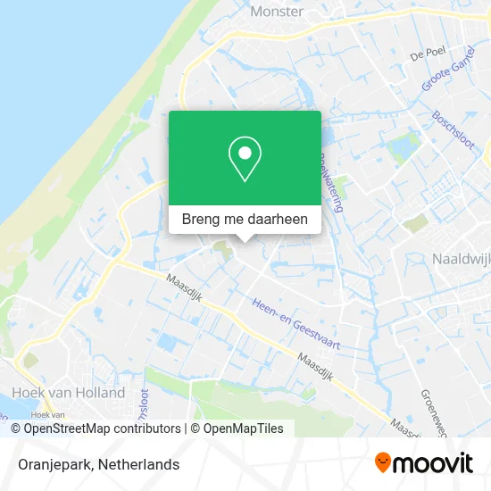 Oranjepark kaart