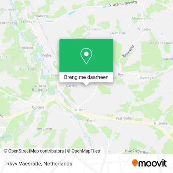 Rkvv Vaesrade kaart