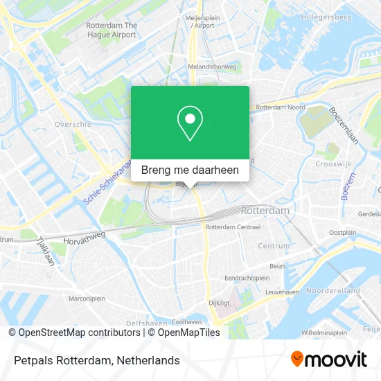 Petpals Rotterdam kaart