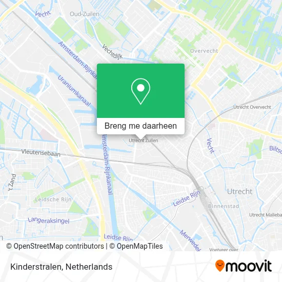 Kinderstralen kaart