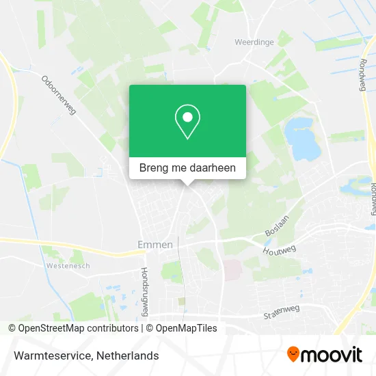 Warmteservice kaart