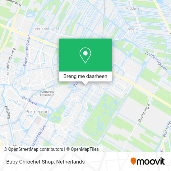 Baby Chrochet Shop kaart