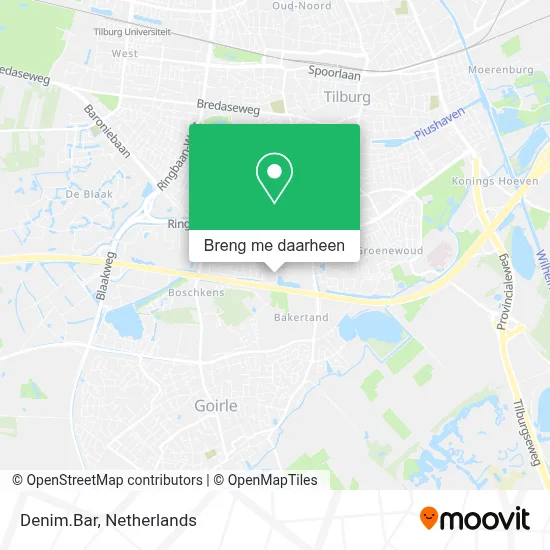 Denim.Bar kaart