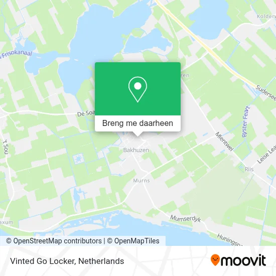 Vinted Go Locker kaart