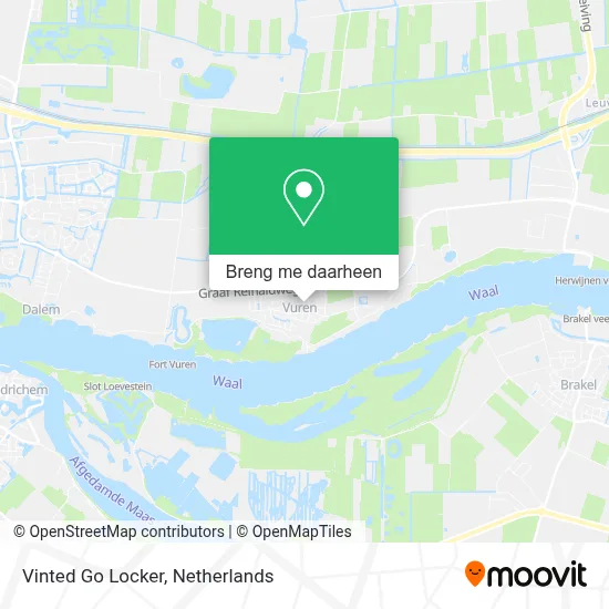 Vinted Go Locker kaart