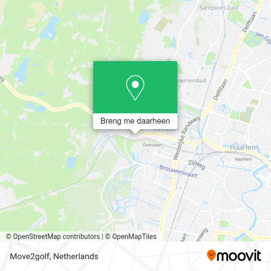 Move2golf kaart