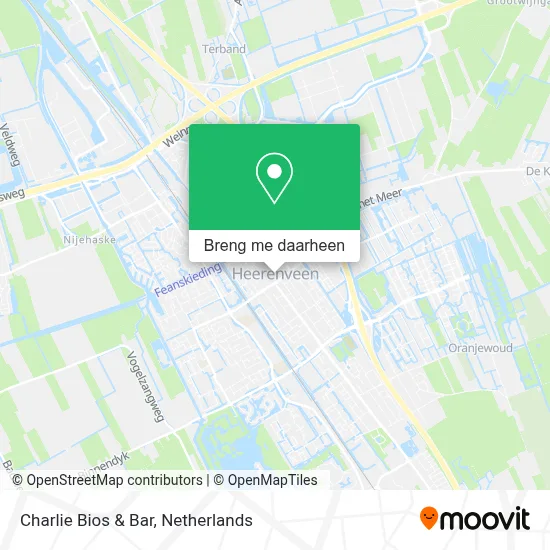 Charlie Bios & Bar kaart