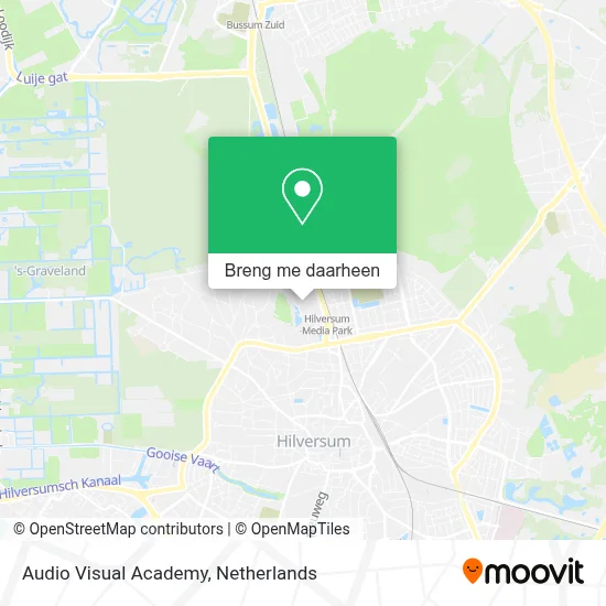 Audio Visual Academy kaart