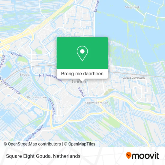 Square Eight Gouda kaart