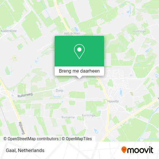 Gaal kaart