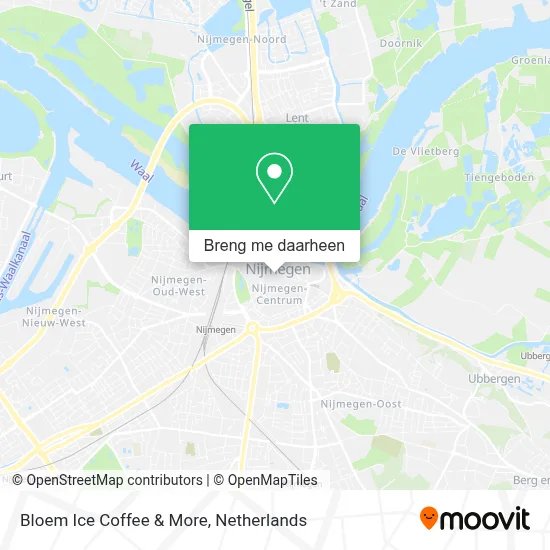 Bloem Ice Coffee & More kaart