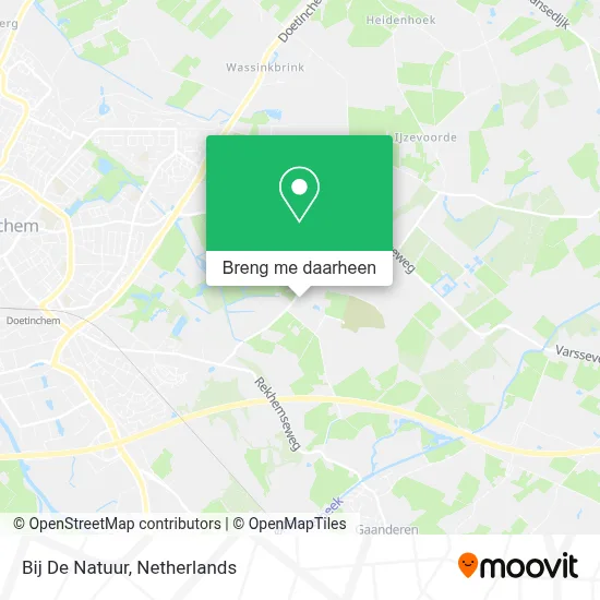 Bij De Natuur kaart