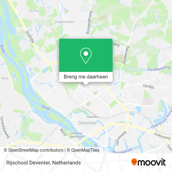 Rijschool Deventer kaart