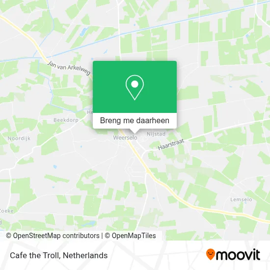 Cafe the Troll kaart