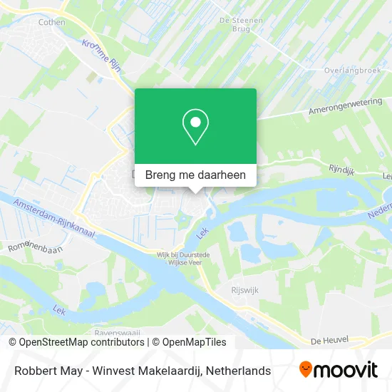 Robbert May - Winvest Makelaardij kaart