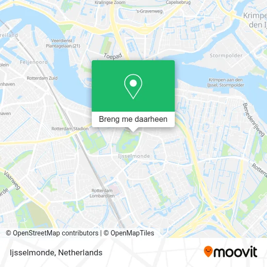 Ijsselmonde kaart