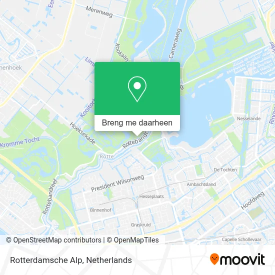 Rotterdamsche Alp kaart