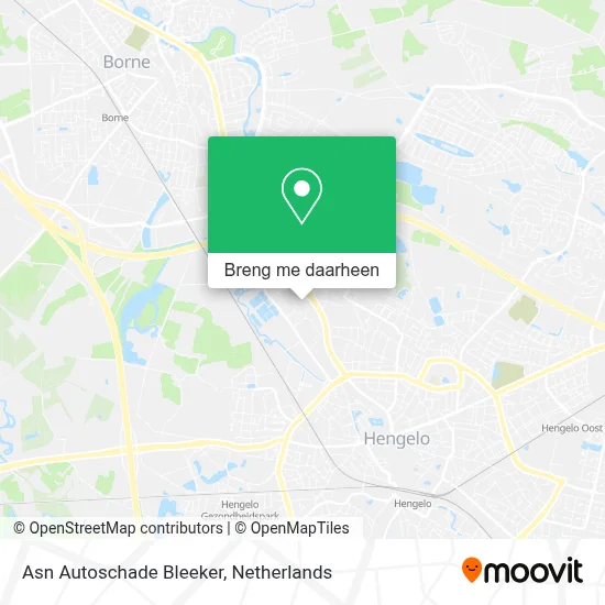 Asn Autoschade Bleeker kaart