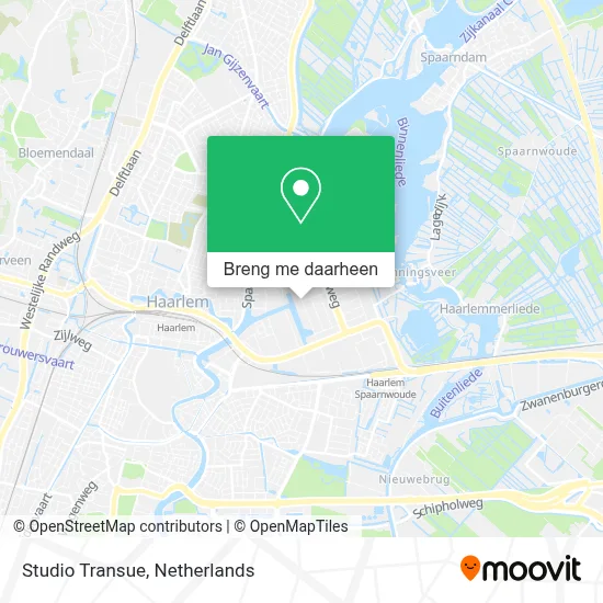 Studio Transue kaart