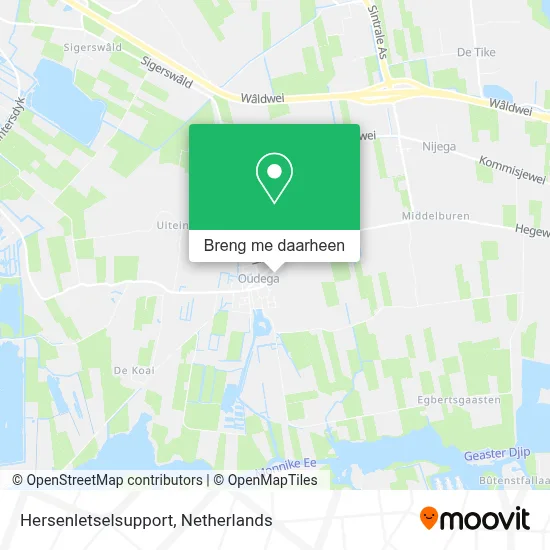 Hersenletselsupport kaart