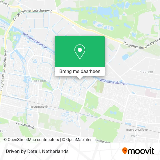 Driven by Detail kaart