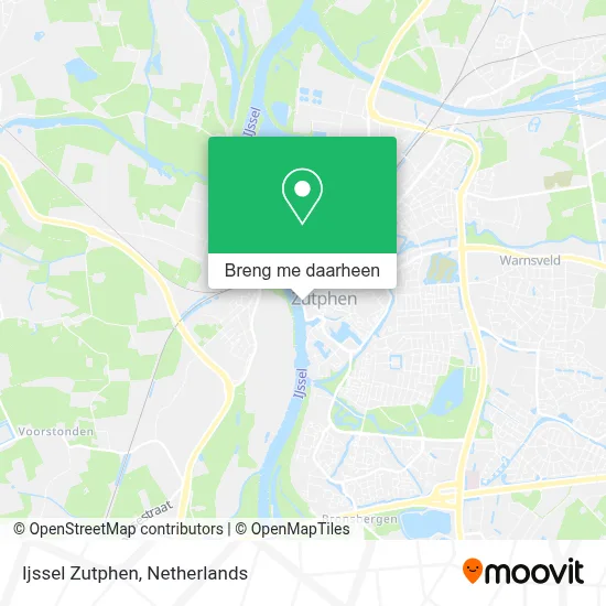 Ijssel Zutphen kaart
